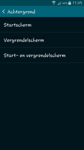 start-vergrendelscherm